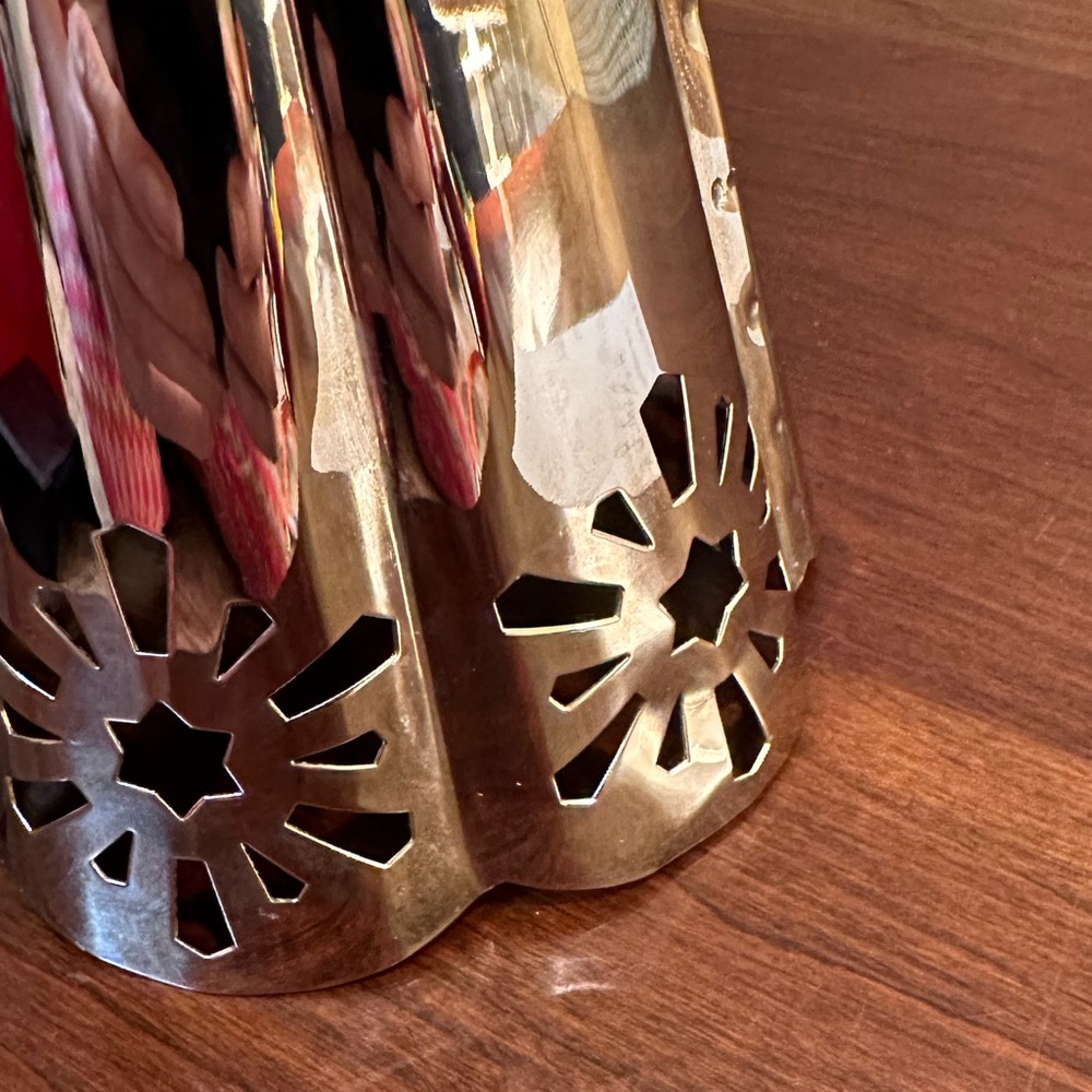 🎄🌟2xHP🌟VTG 1990s Copper & Brass Angel Candlestick Holder Home For Holidays - Picture 13 of 13